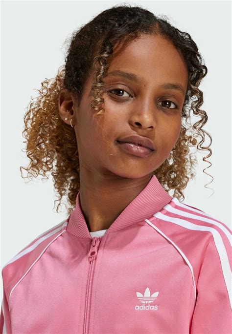 chaqueta de niñas rose adidas originals